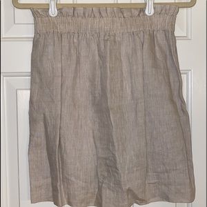 JCrew linen skirt (Size 4)